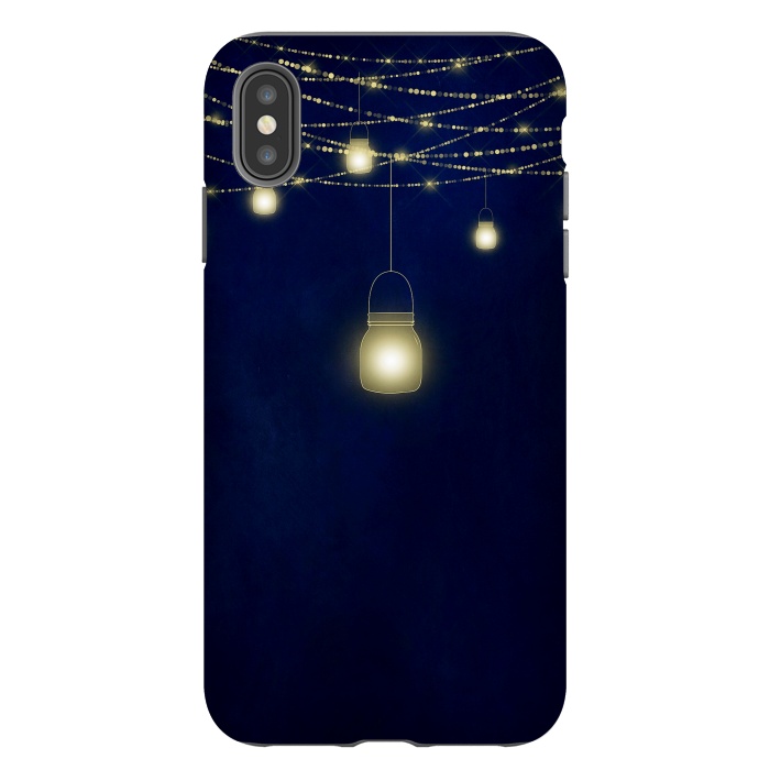 iPhone Xs Max StrongFit Sparkling Light Jars at night by  Utart