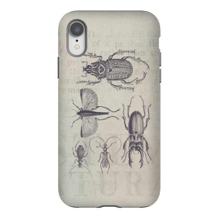 iPhone Xr StrongFit Vintage Beetles And Bugs by Andrea Haase