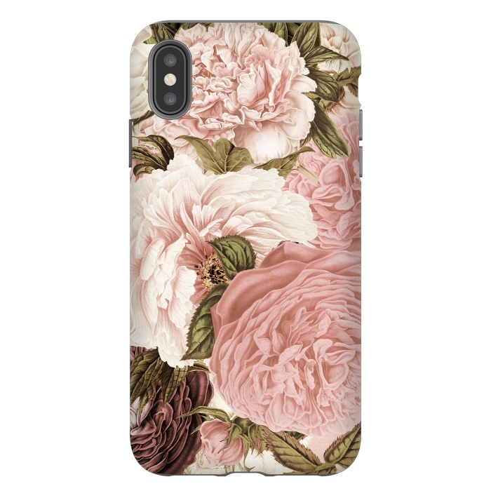 iPhone Xs Max StrongFit Vintage Roses by  Utart