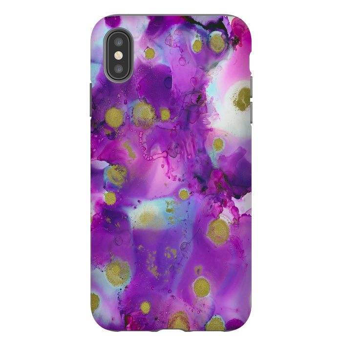 iPhone Xs Max StrongFit Alcohol ink 9 by haroulita