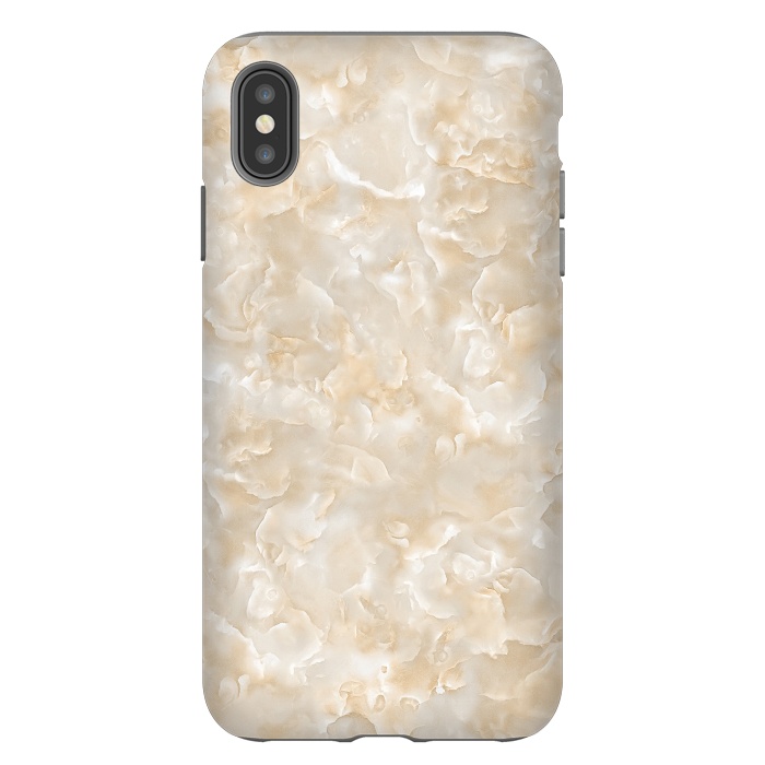 iPhone Xs Max StrongFit Creme Mother of Pearl Texture by  Utart