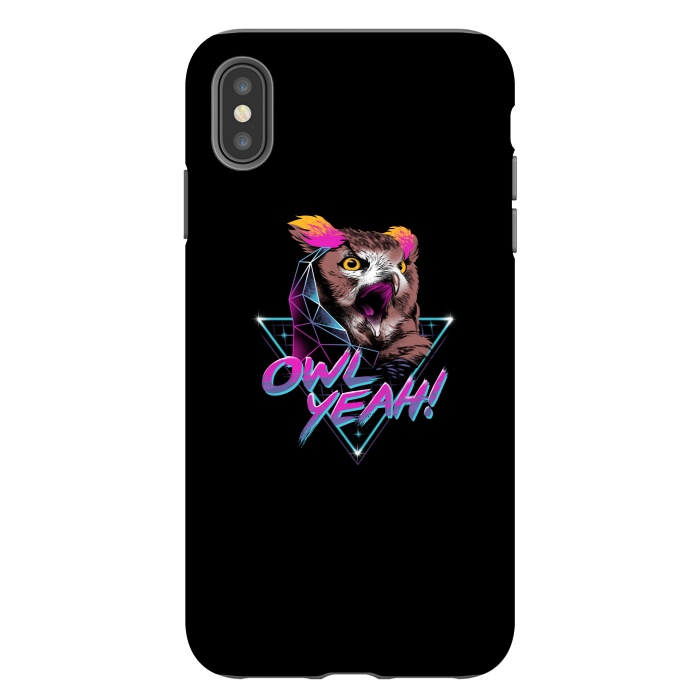 iPhone Xs Max StrongFit Owl Yeah! by Vincent Patrick Trinidad