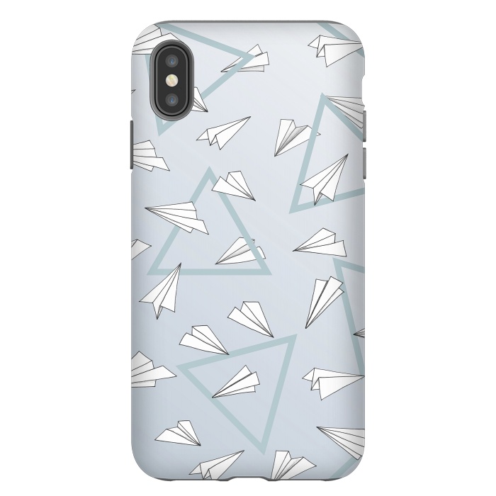 iPhone Xs Max StrongFit Paper Planes by Barlena