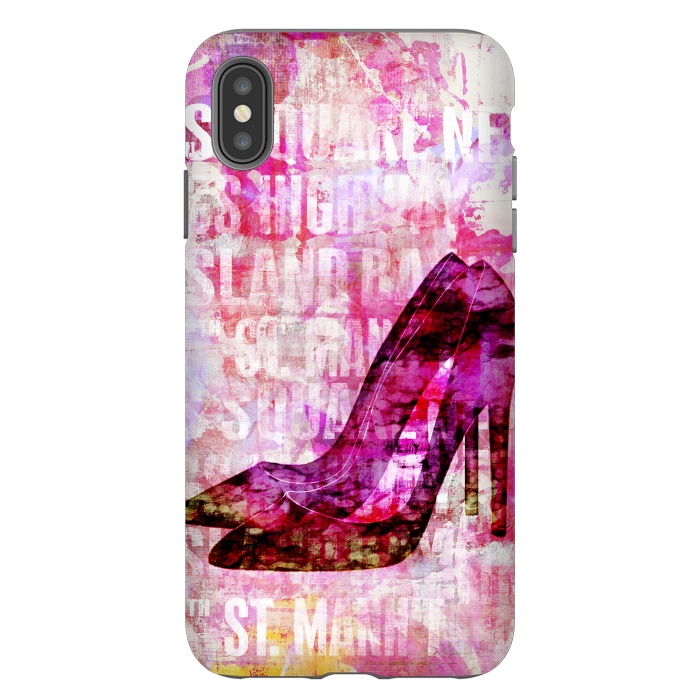 iPhone Xs Max StrongFit High Heels Pink Mixed Media Art by Andrea Haase