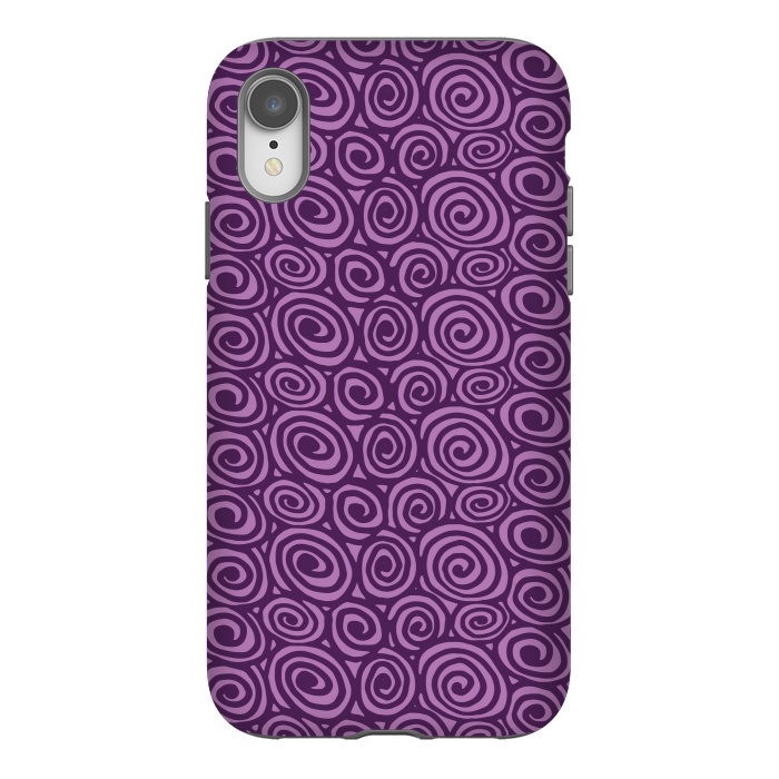iPhone Xr StrongFit Spiral pattern by Laura Nagel