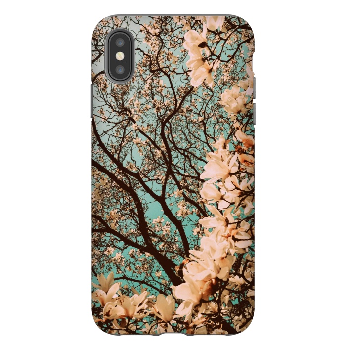 iPhone Xs Max StrongFit Spring Time Cherry Blossoms by Gringoface Designs