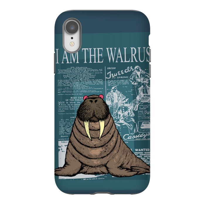 iPhone Xr StrongFit I am the walrus by Mangulica