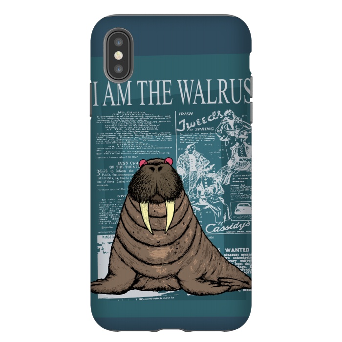 iPhone Xs Max StrongFit I am the walrus by Mangulica