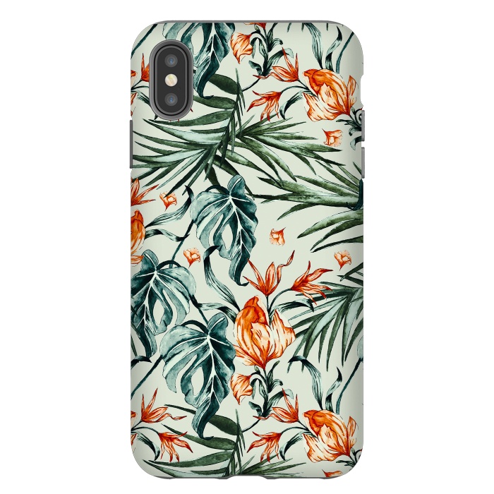 iPhone Xs Max StrongFit Exotic flower nature-07 by Mmartabc