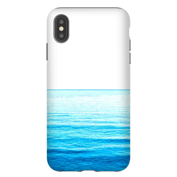 iPhone Xs Max StrongFit Blue Ocean Illustration by Alemi