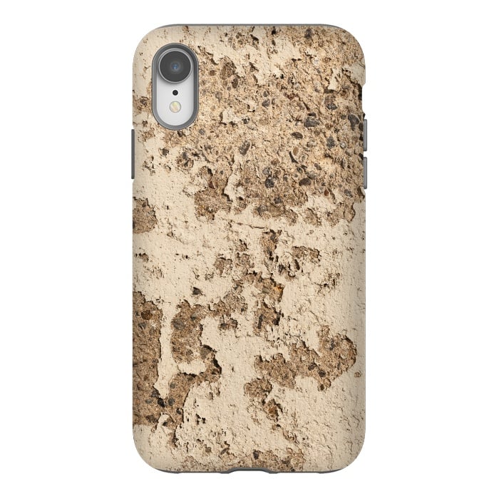 iPhone Xr StrongFit Old Wall With Flaked Off Plaster by Andrea Haase
