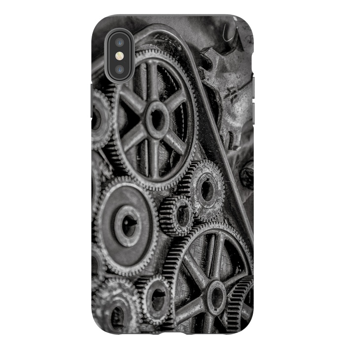 iPhone Xs Max StrongFit Steampunk Gear by Andrea Haase