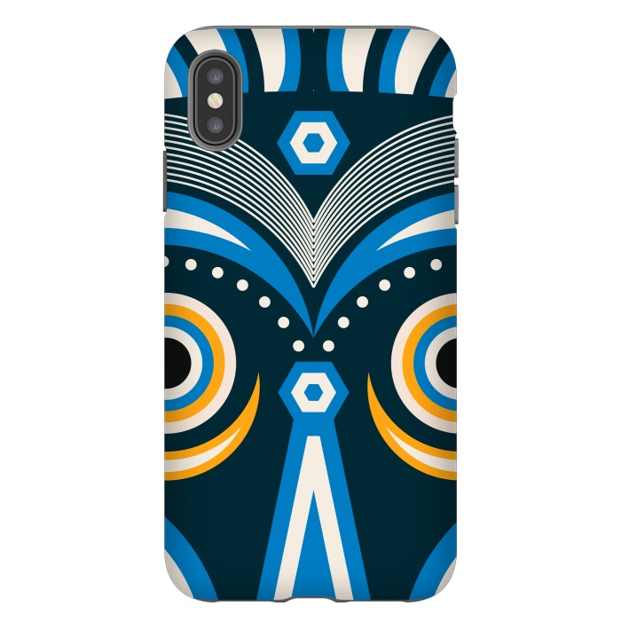 iPhone Xs Max StrongFit lulua tribal mask by TMSarts