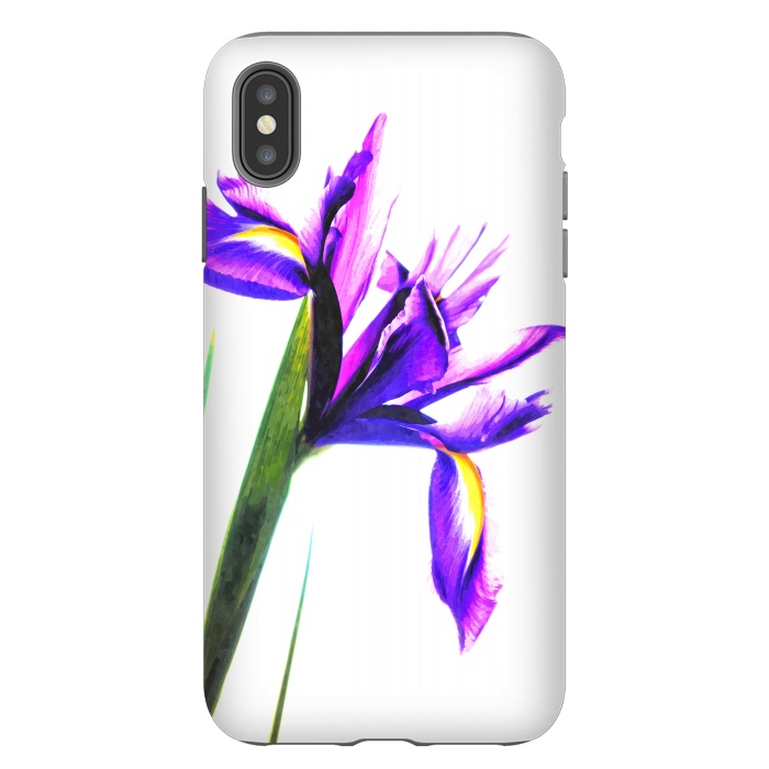 iPhone Xs Max StrongFit Iris Illustration by Alemi