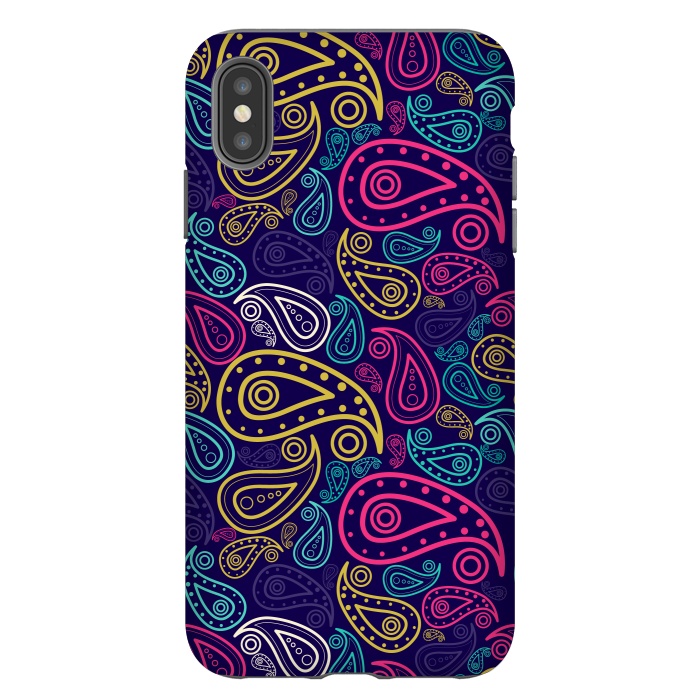 iPhone Xs Max StrongFit Paisley by TMSarts