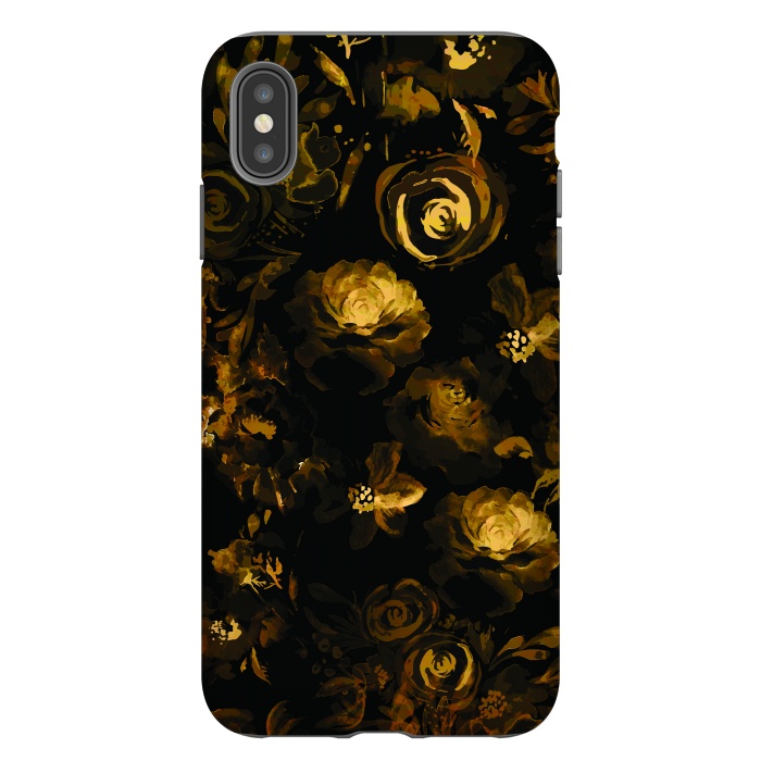 iPhone Xs Max StrongFit Different Watercolor Roses 4 by Bledi
