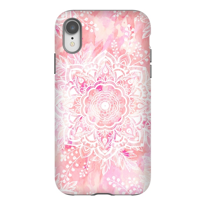 iPhone Xr StrongFit Queen Starring of Mandalas-Rose by ''CVogiatzi.