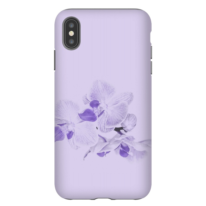 iPhone Xs Max StrongFit Purple Orchid Flower by Andrea Haase