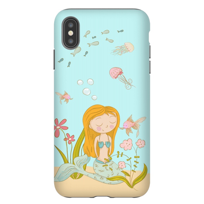 iPhone Xs Max StrongFit Little Mermaid by  Utart