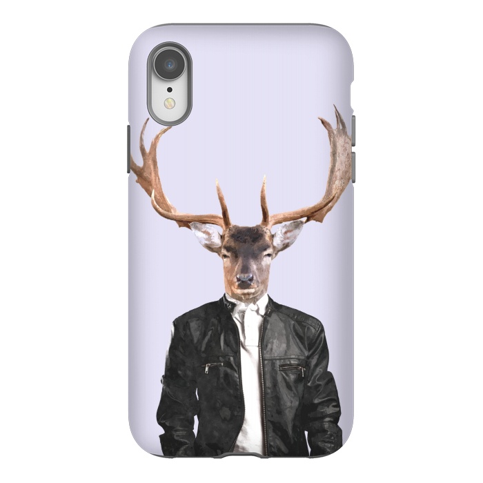 iPhone Xr StrongFit Fashionable Deer Illustration by Alemi