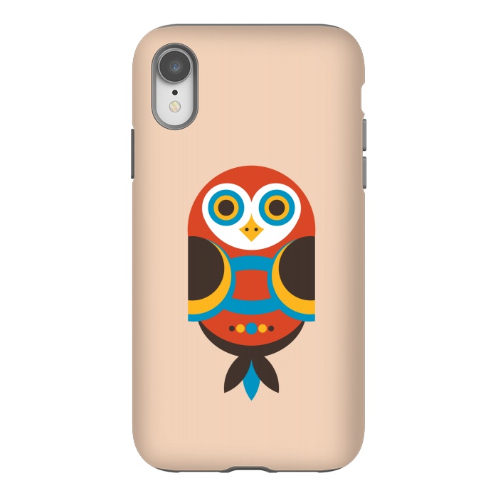 iPhone Xr StrongFit abstract Owl by TMSarts