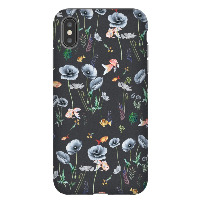 iPhone Xs Max StrongFit Fishes & Garden by ''CVogiatzi.