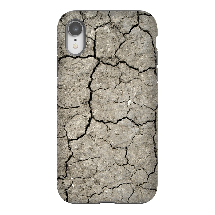 iPhone Xr StrongFit Dried-out Cracked Soil by Andrea Haase