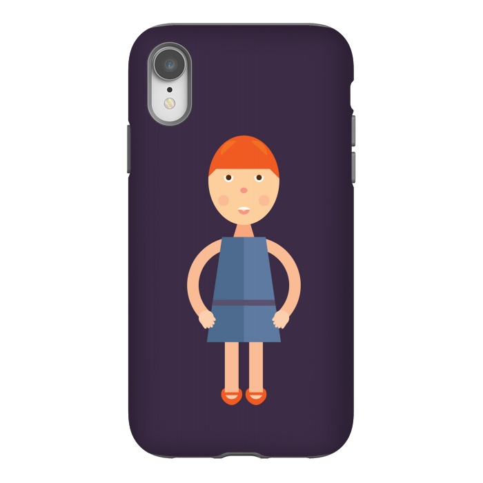 iPhone Xr StrongFit little girl standing by TMSarts