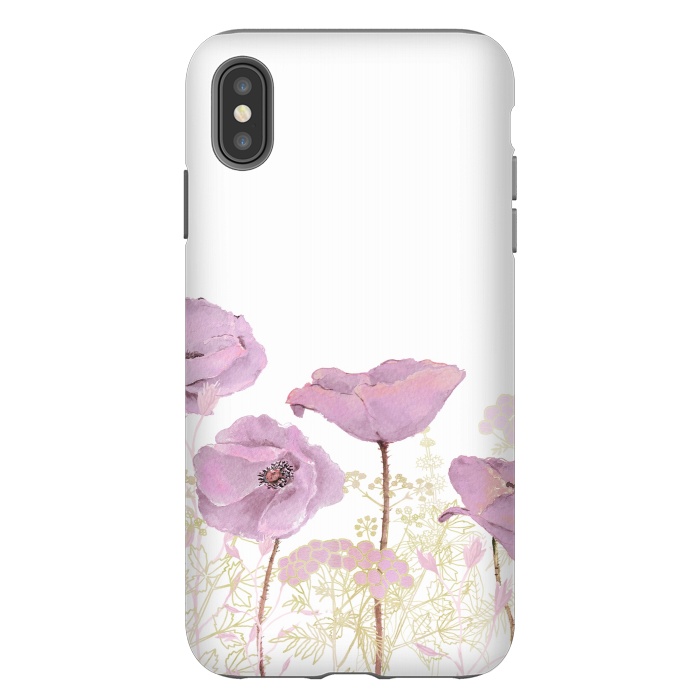 iPhone Xs Max StrongFit Pink Poppy Dream by  Utart