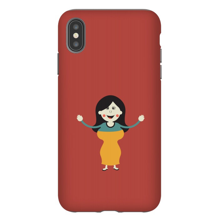 iPhone Xs Max StrongFit happy old lady by TMSarts