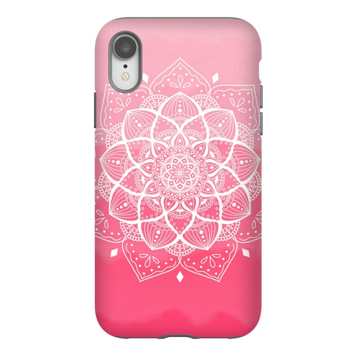 iPhone Xr StrongFit Pink mandala by Jms