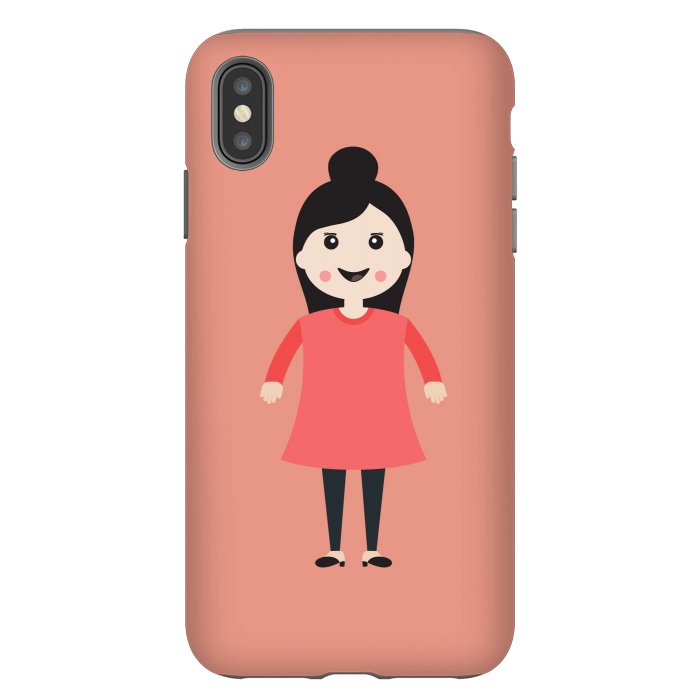 iPhone Xs Max StrongFit young girl smiling by TMSarts