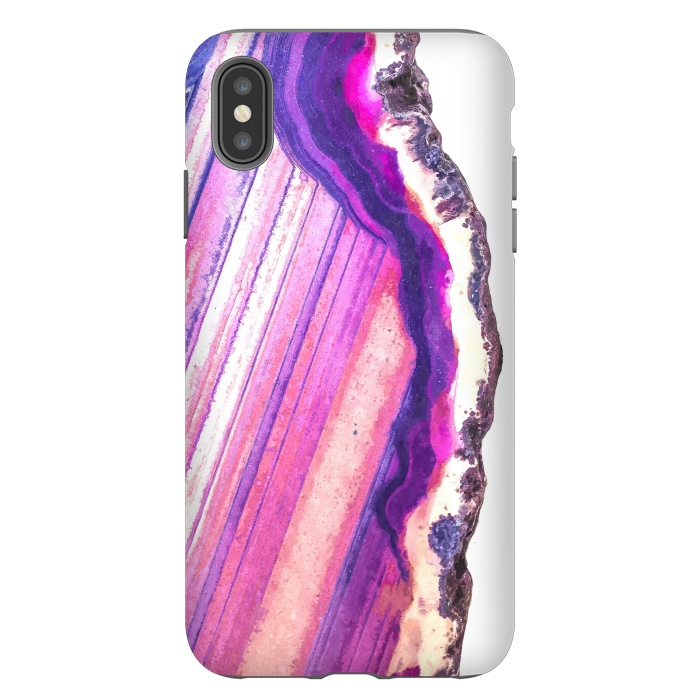iPhone Xs Max StrongFit Violet Agate Illustration by Alemi