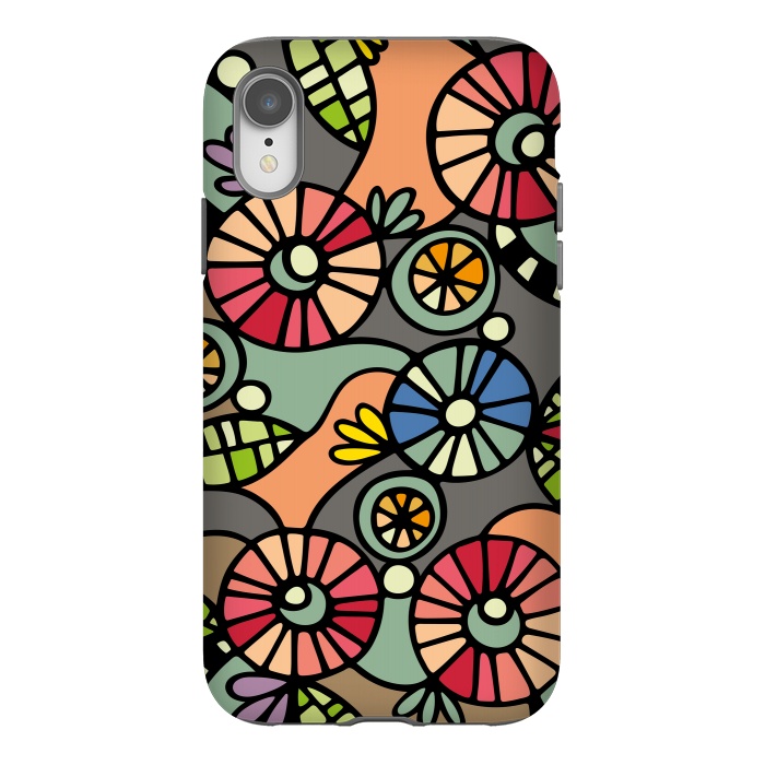iPhone Xr StrongFit Wild Flowers by Majoih
