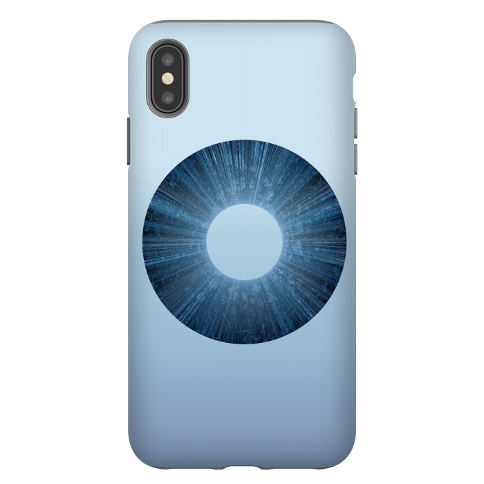 iPhone Xs Max StrongFit Blue Iris Object by Andrea Haase