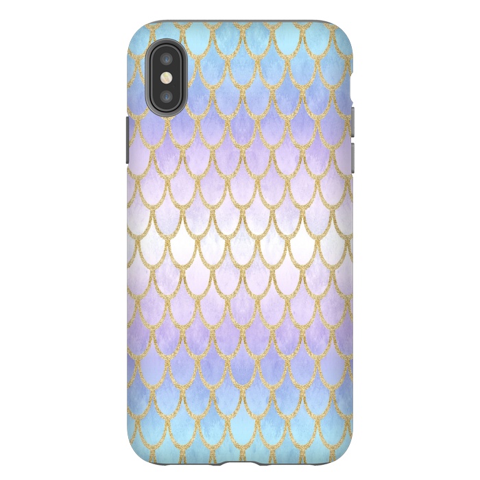 iPhone Xs Max StrongFit Pretty Mermaid Scales 06 by Angelika Parker