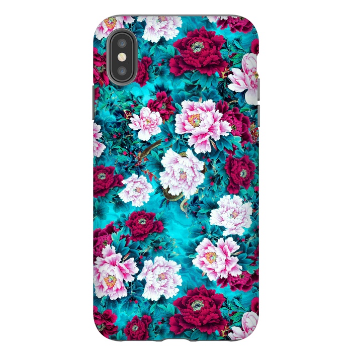 iPhone Xs Max StrongFit Peonies by Riza Peker