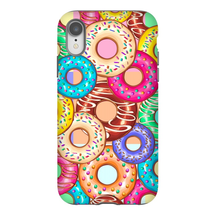 iPhone Xr StrongFit Donuts Punchy Pastel flavours by BluedarkArt