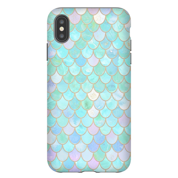 iPhone Xs Max StrongFit Pastel Trendy Chic Mermaid Scales by  Utart