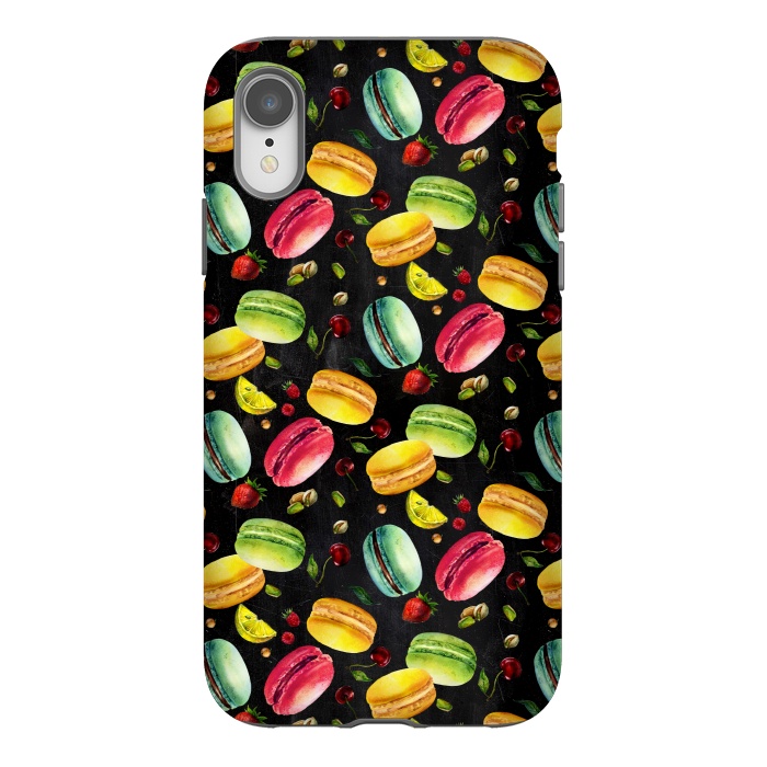 iPhone Xr StrongFit Macaroon Dance at Night by DaDo ART