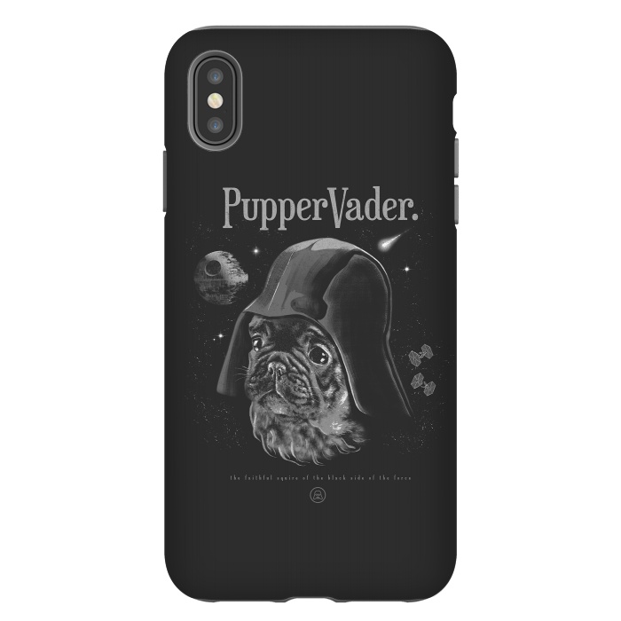 iPhone Xs Max StrongFit Pupper Vader by jackson duarte