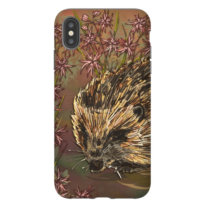 iPhone Xs Max StrongFit Sweet Hedgehog by Lotti Brown