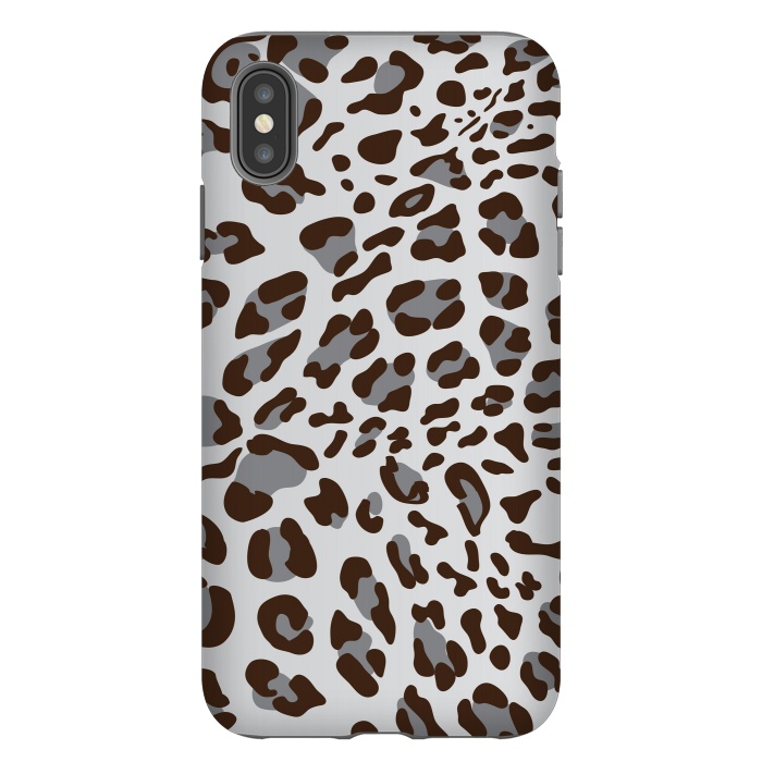 iPhone Xs Max StrongFit Leopard Texture 3 by Bledi