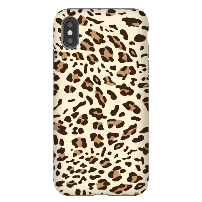 iPhone Xs Max StrongFit Leopard Texture 4 by Bledi