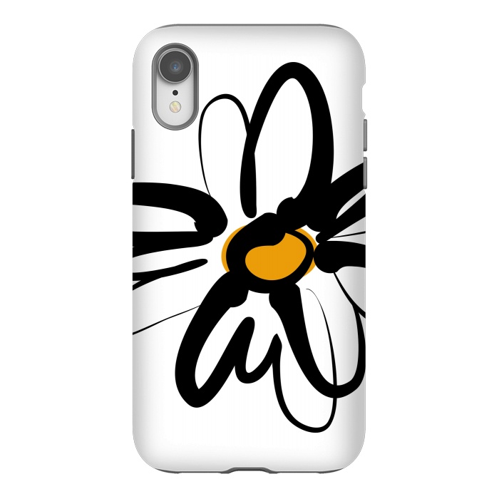 iPhone Xr StrongFit Doodle Daisy by Majoih