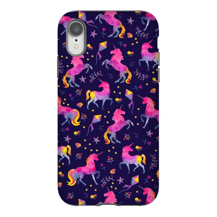 iPhone Xr StrongFit Unicorn Jubliee by gingerlique