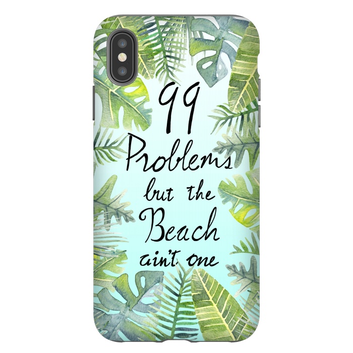 iPhone Xs Max StrongFit Tropical Chill by gingerlique