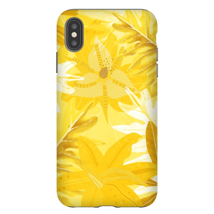 iPhone Xs Max StrongFit My Sunny Gold Aloha Jungle by  Utart