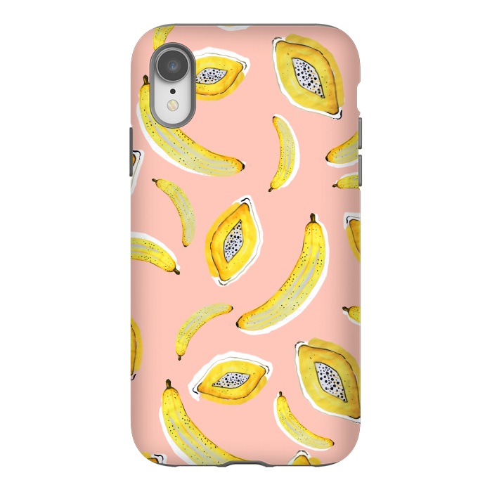iPhone Xr StrongFit Banana Love by MUKTA LATA BARUA