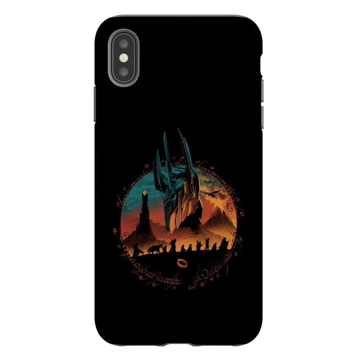 iPhone Xs Max StrongFit Middle Earth Quest by Vincent Patrick Trinidad